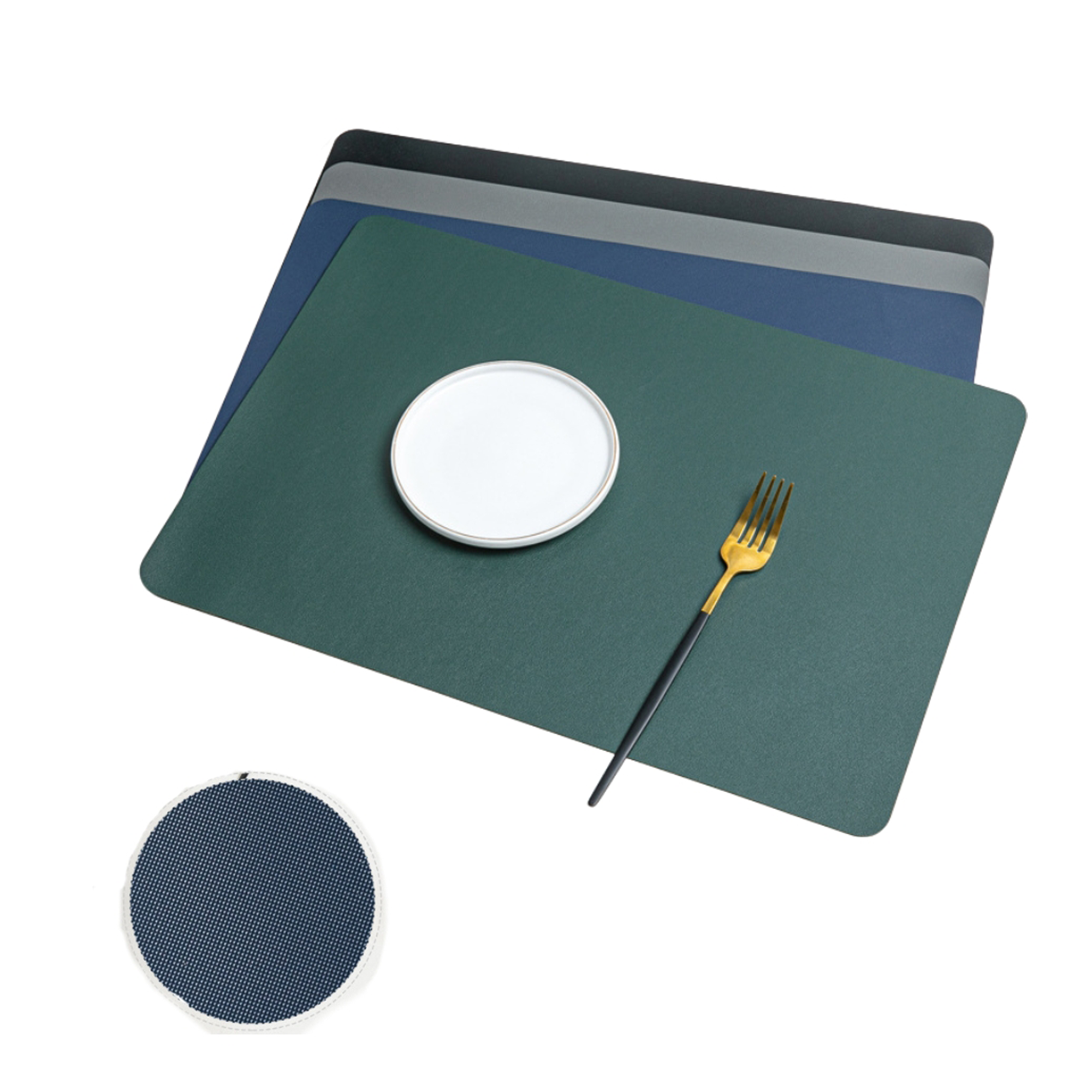 Faux Leather Desk Mat 2