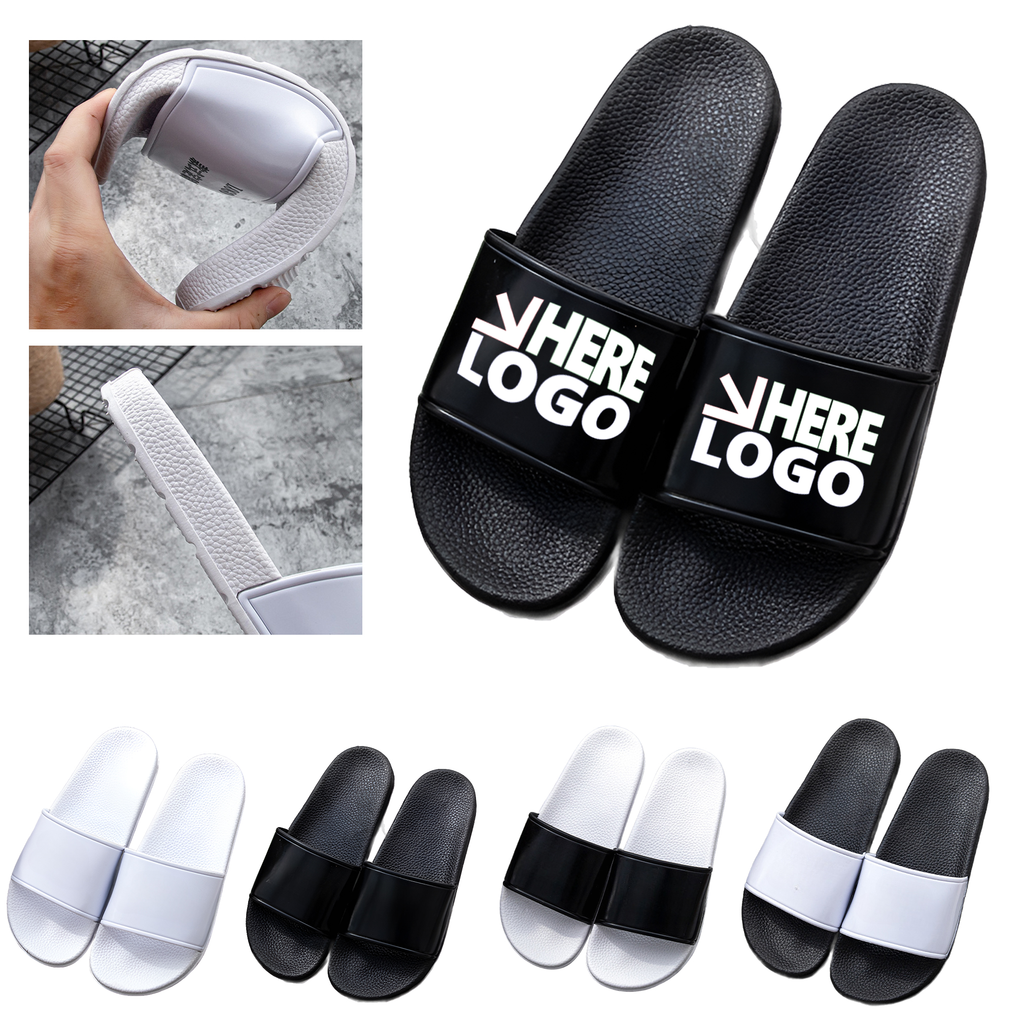 Full Color Soft PVC Slippers 2