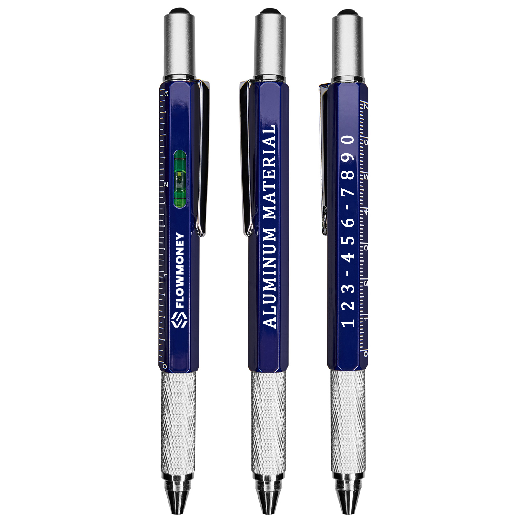 Metal 6-In-1 Multi Function Tool Pen 21