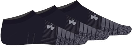 HeatGear Kids' 3-Pack No Show Socks 7