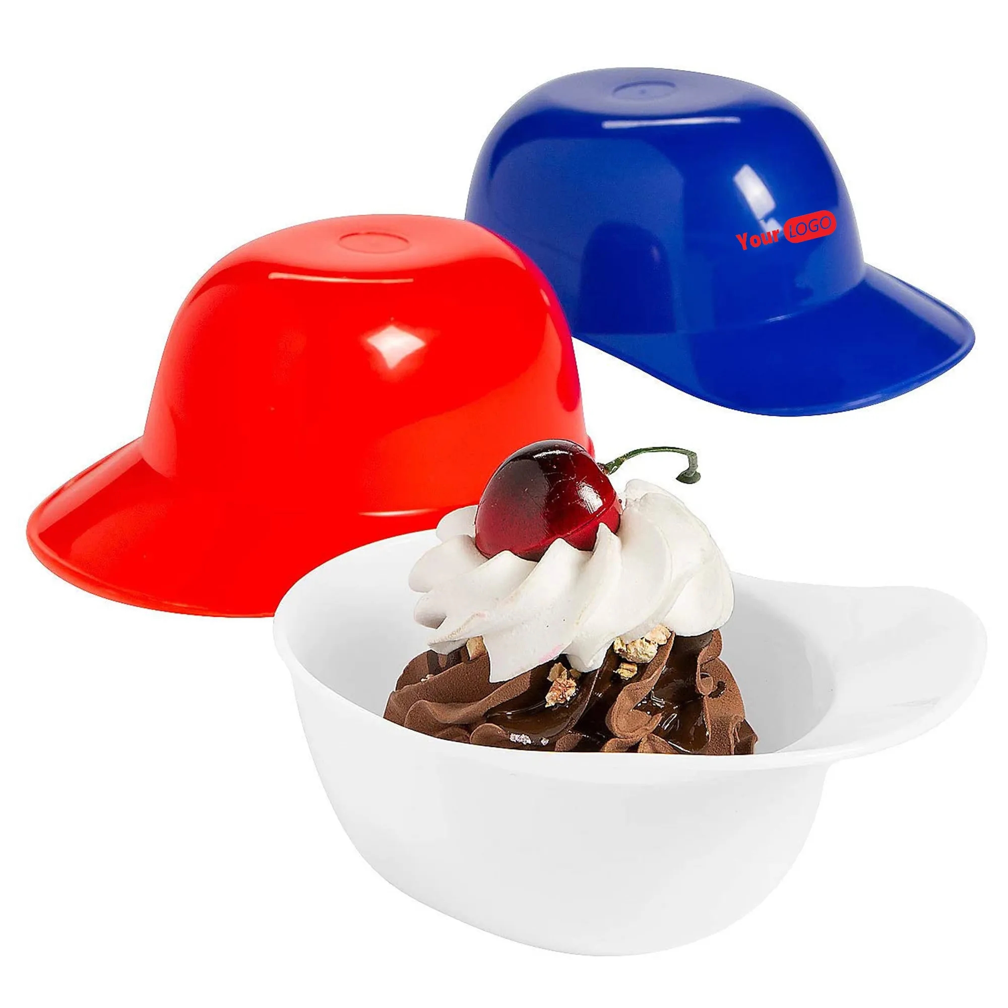 Baseball Shape Plastic Ice Cream Bowl 5