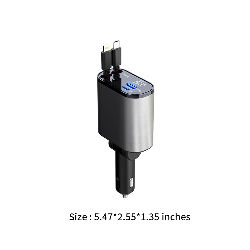 4 In 1 Retractable Car Charger 6