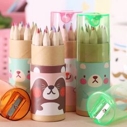 Piece Colored Pencil Set In Tube With Sharpener