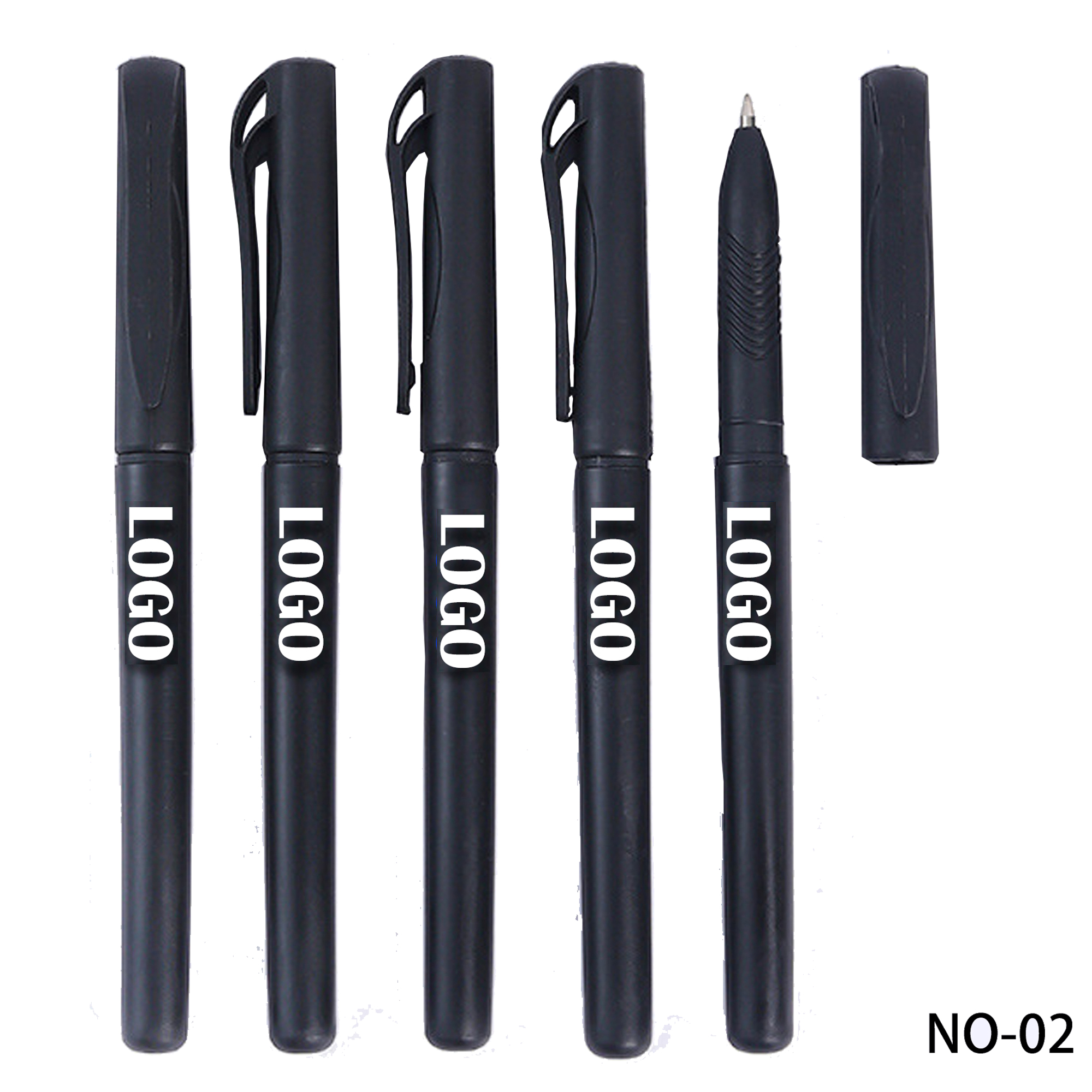 Frosted Matte Black Gel Pen