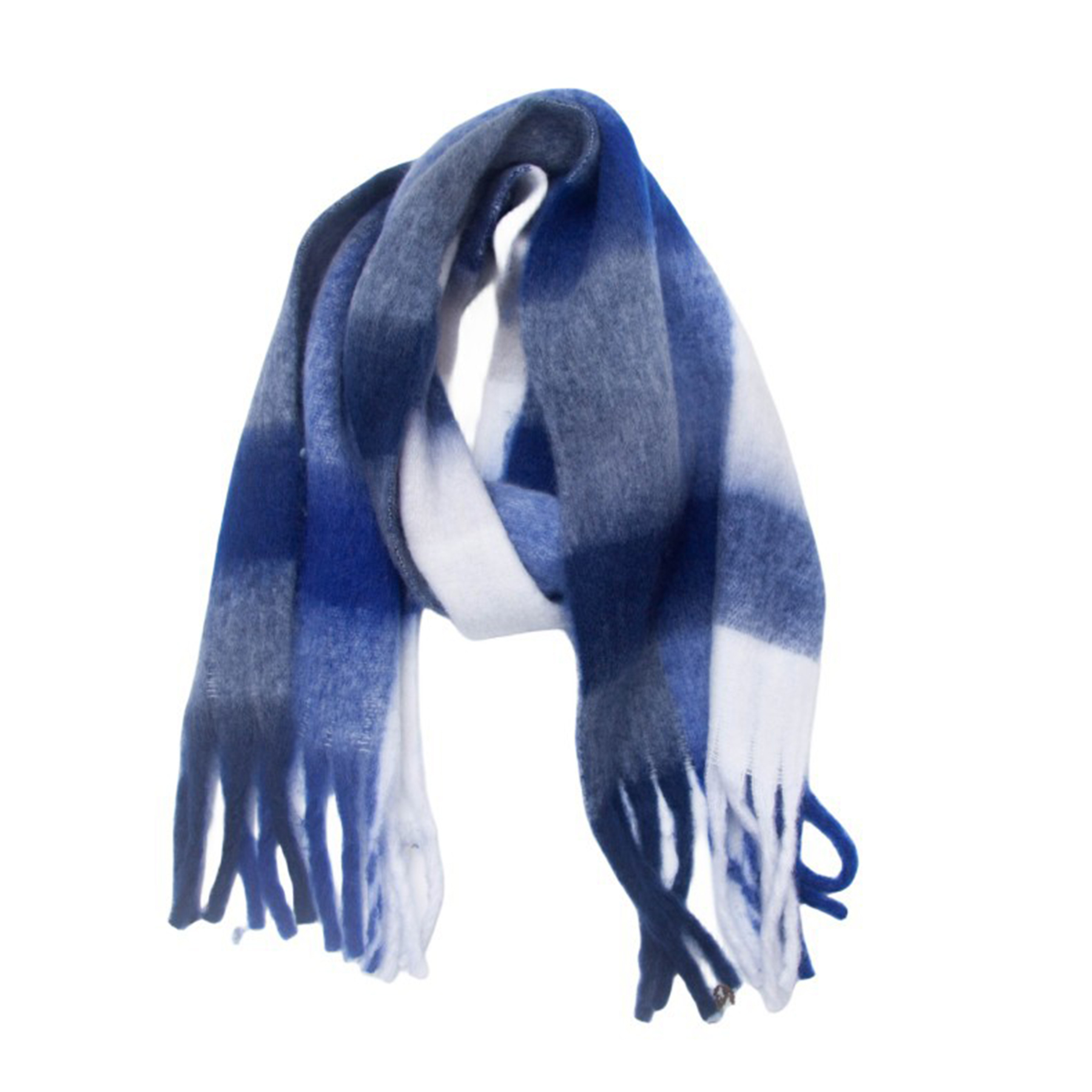 Big Coloured Checked Winter Warm Wrap Scarf 47