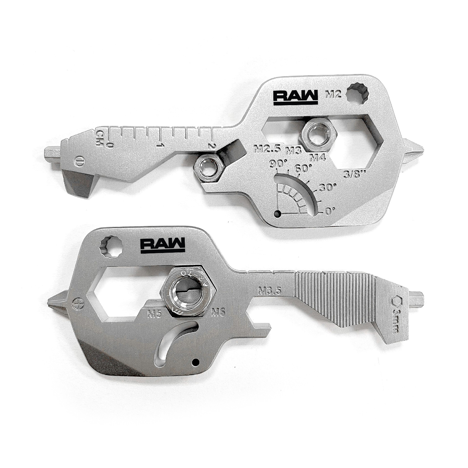 GearCard 20-in-1 Smart Key Multi-Tool – Stainless Steel EDC Keychain Tool with Wrenches & Openers 2