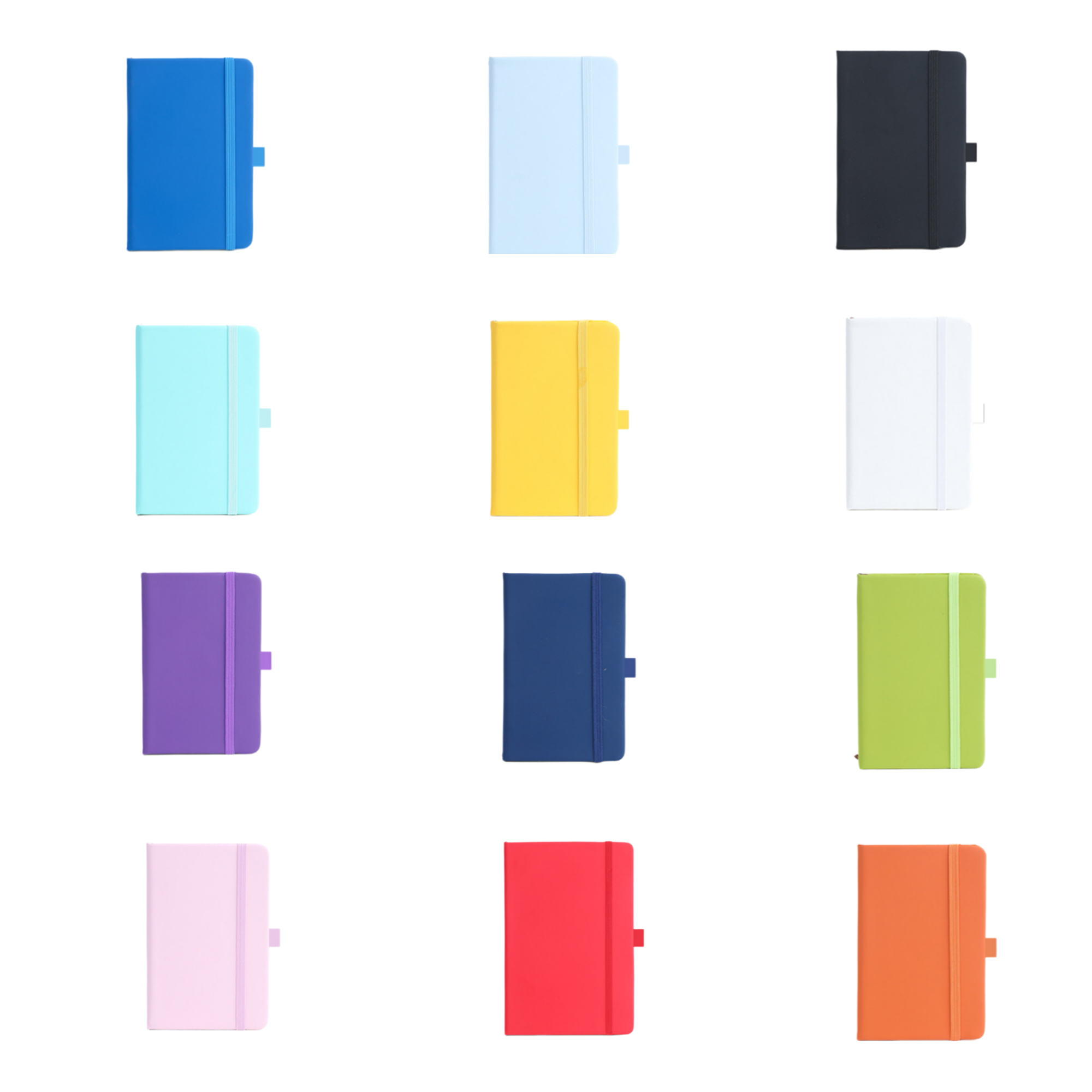 A6 Colorful Elastic Tie Carrying Notebook 3