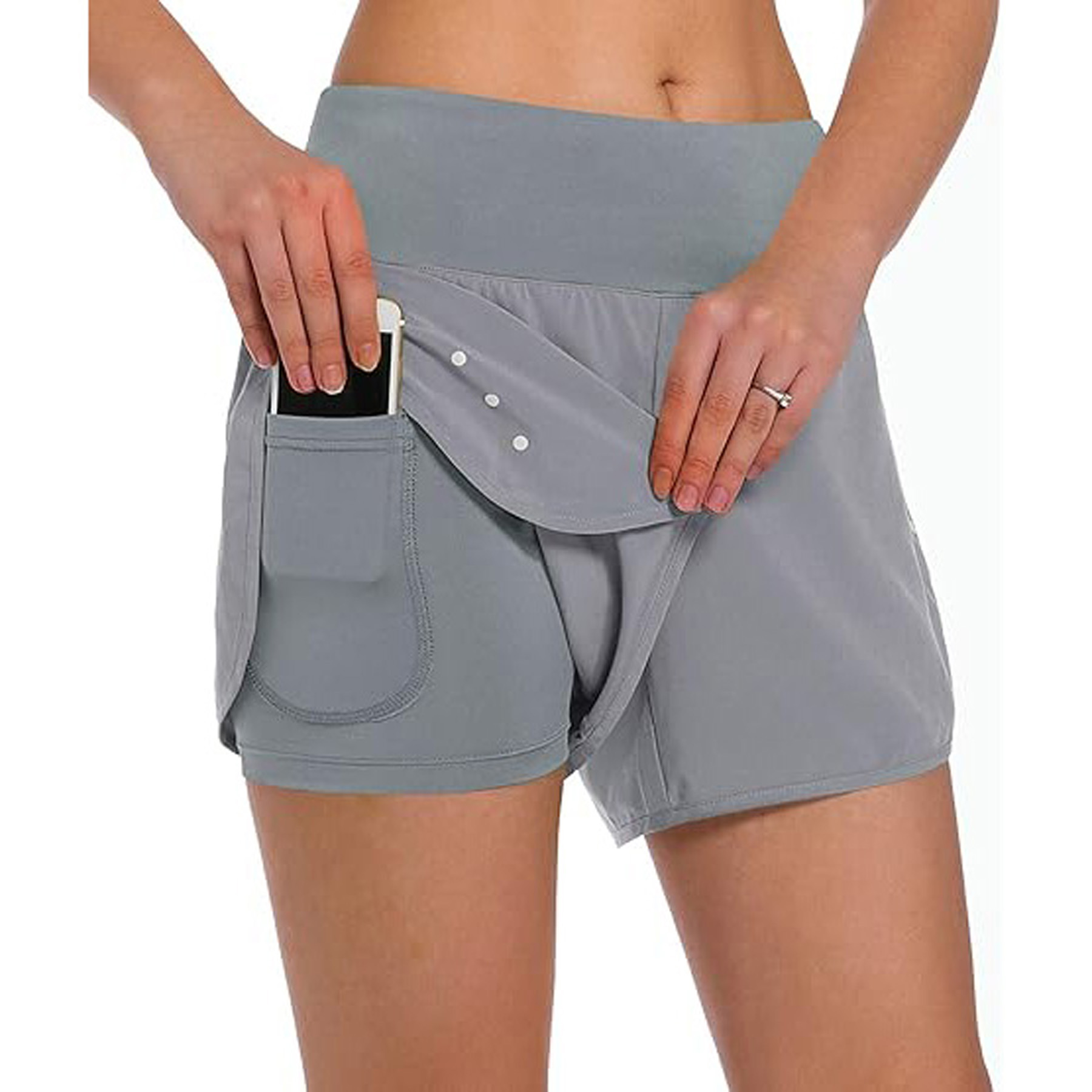 Women’s 2 in 1 Running Shorts 9