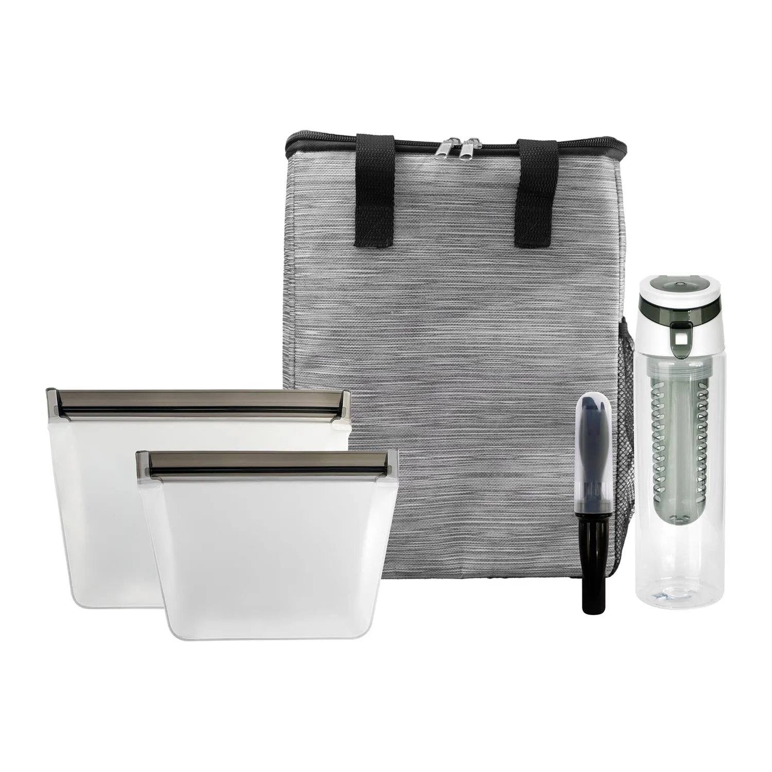 Reusable Beverage & Cutlery Tote Set 5