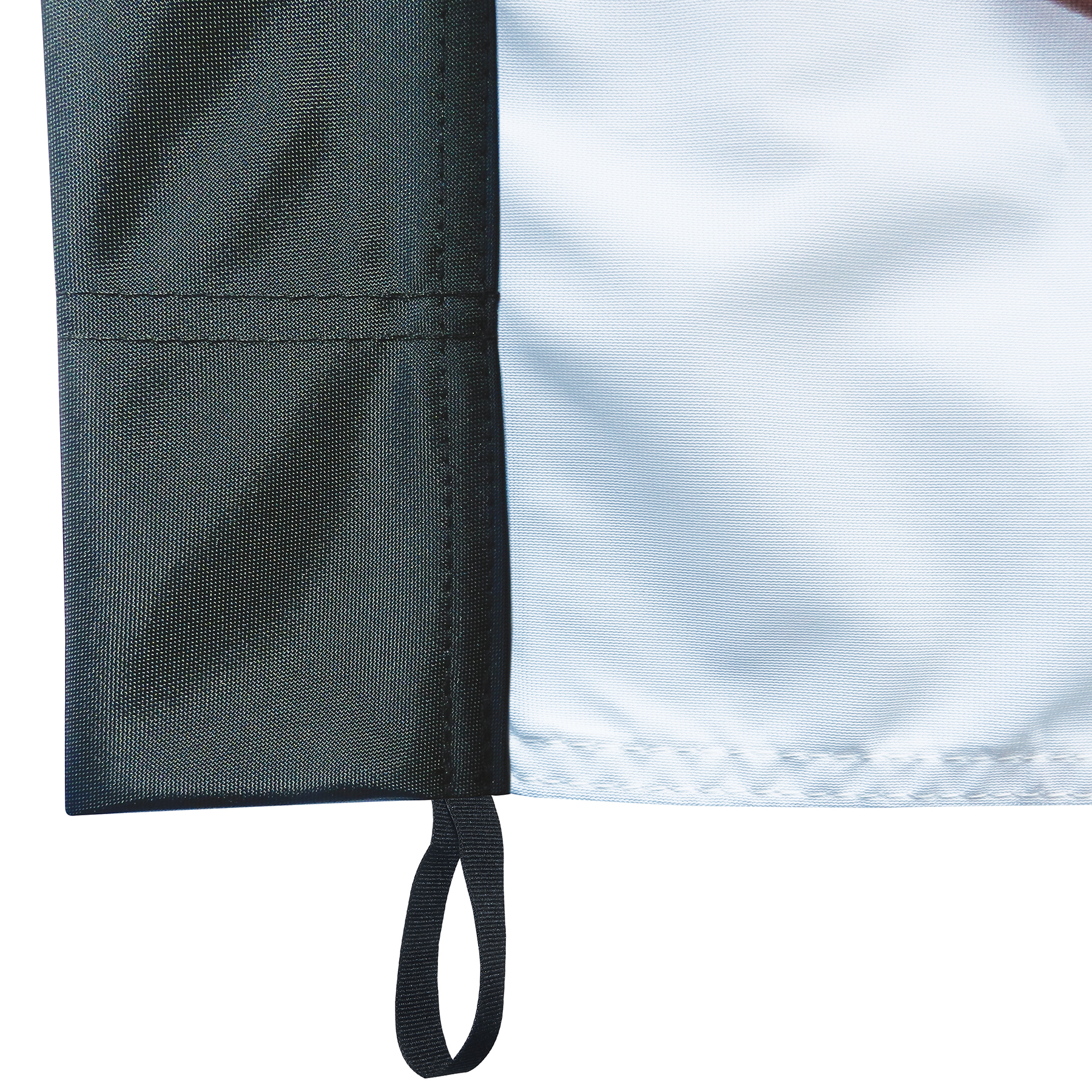 8' Single Reverse Portable Half Drop Banner w/ Hardware Set 29