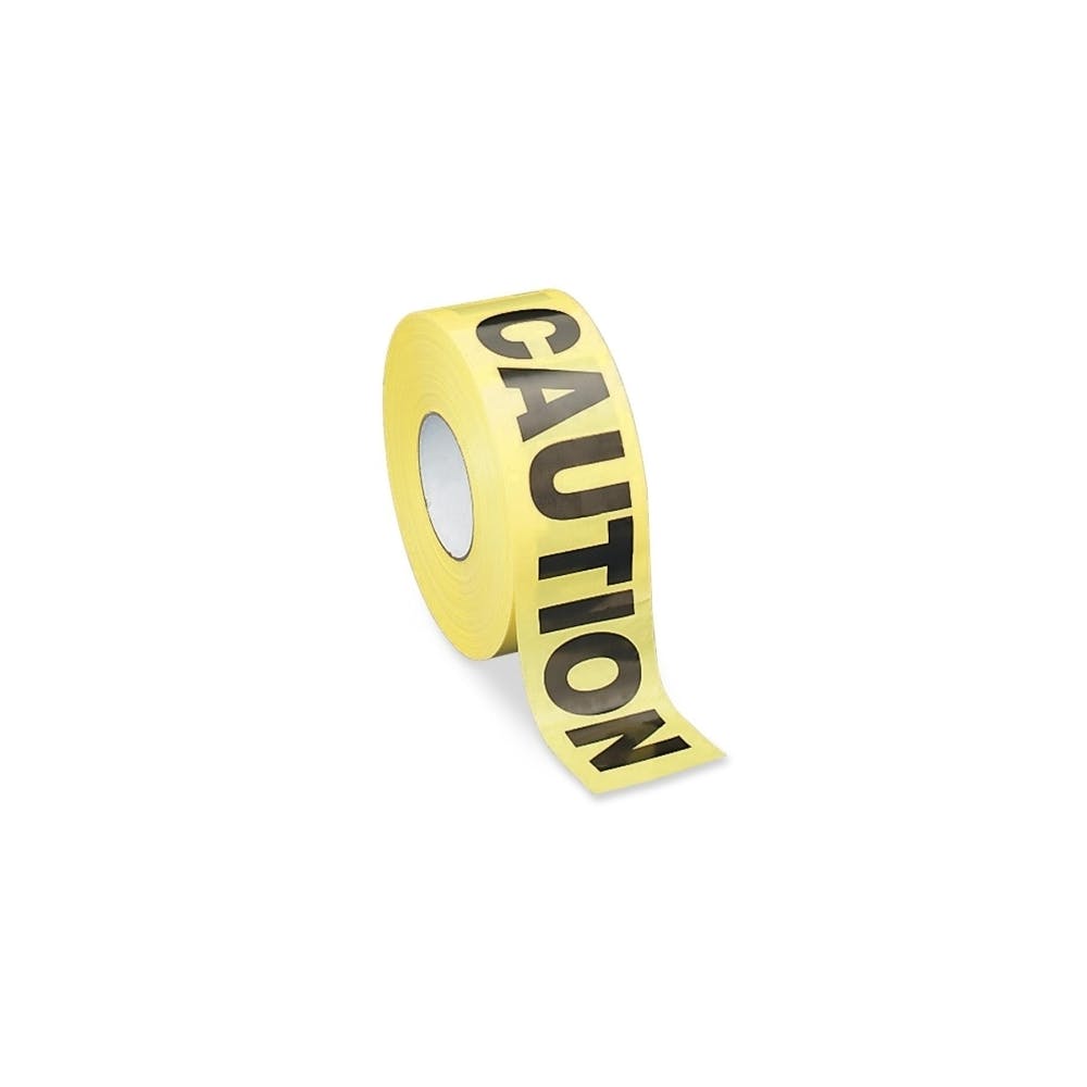 Caution Barricade Tape - 3" x 1000' Yellow/Black 3
