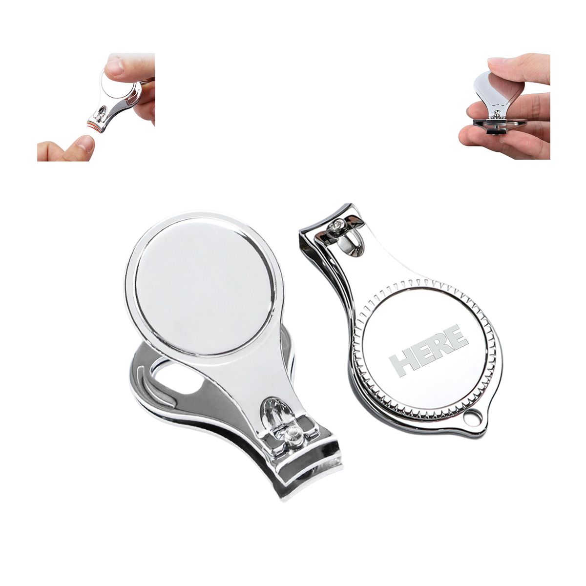 Round Multifunctional Nail Clippers 3 in 1 4