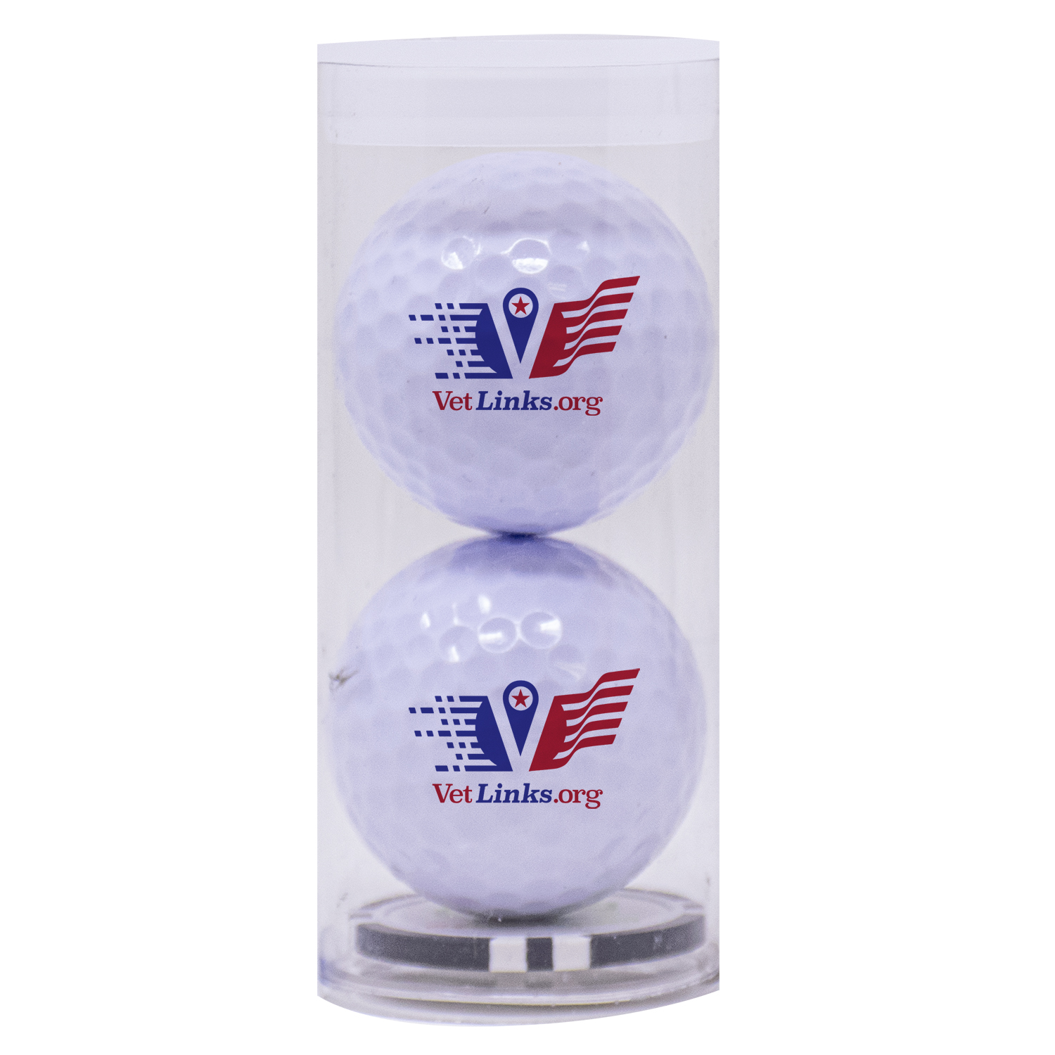 2-Ball Tube w/Poker Chip 6