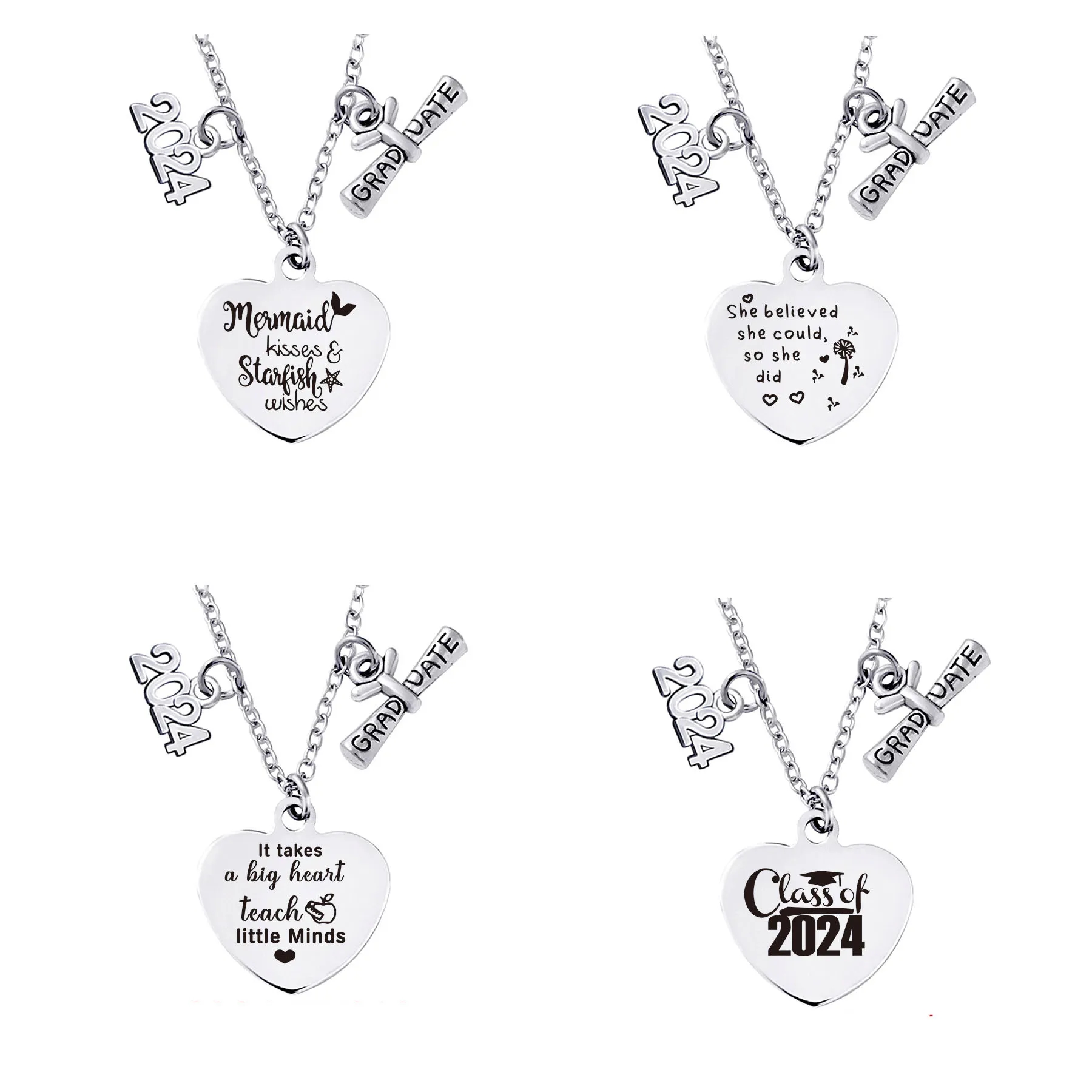 Stainless Steel Graduation Gift Necklace 11