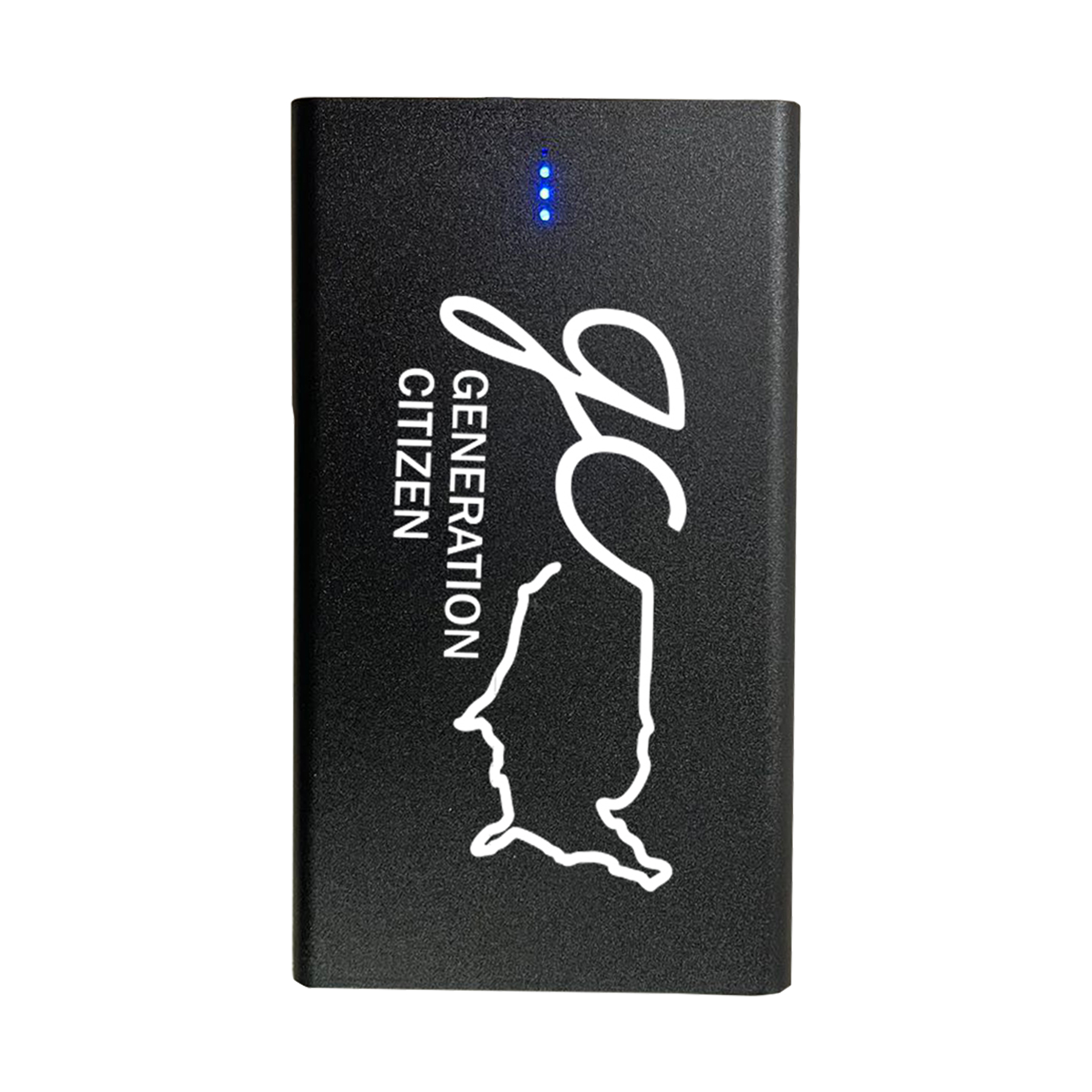 2500mah Credit Card Shape Power Bank w/Built-in Cable
