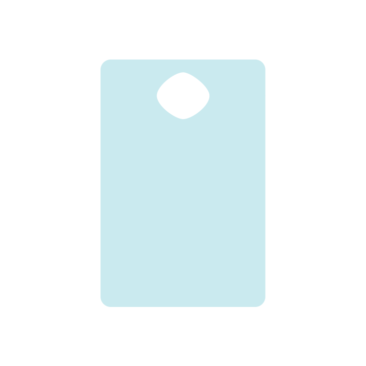 Hang Tag Card Stock 24 pt White (Stock Shape #) Digital Print 36