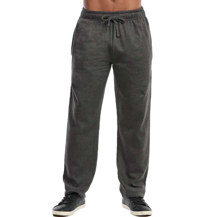 Men's Fleece Sweatpants - Charcoal Large 3