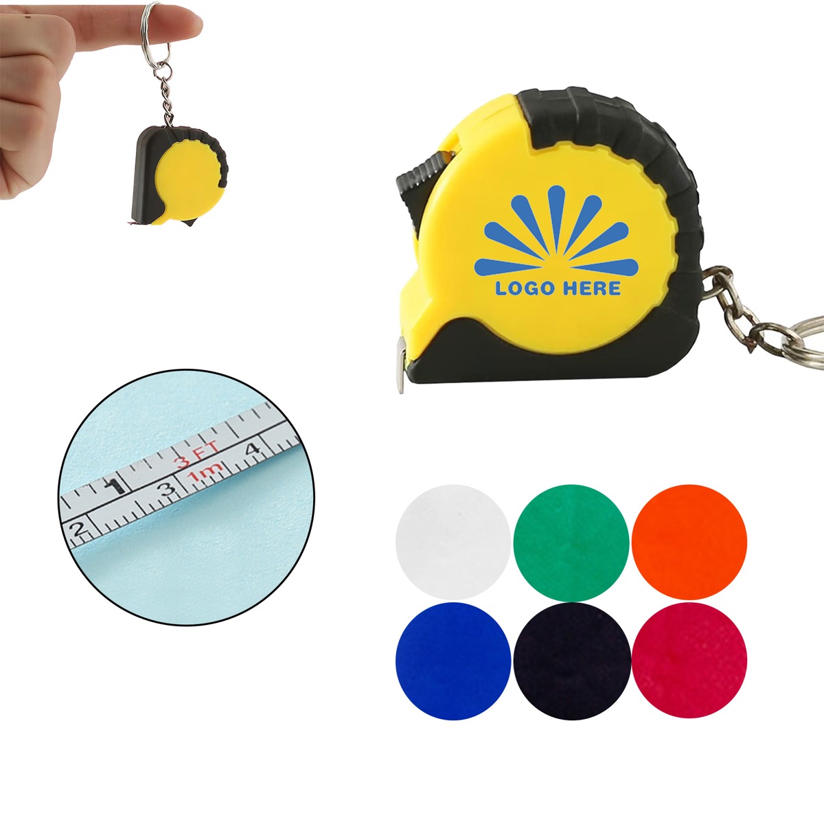 39" Portable Keychain Mini Tape Measure