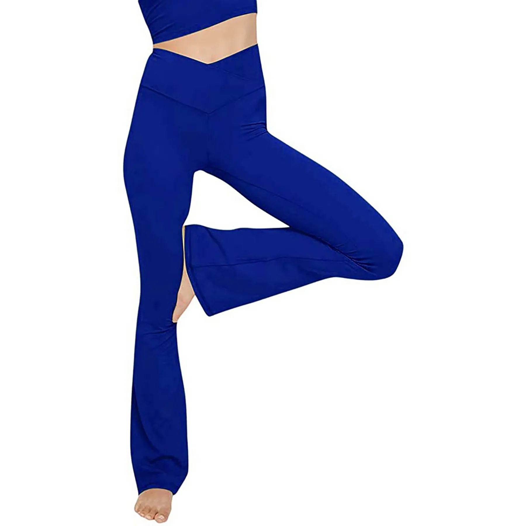 Soft High-waisted Yoga Flare Pants 25