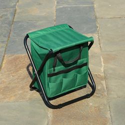Outdoor Folding Insulated Cooler Chair