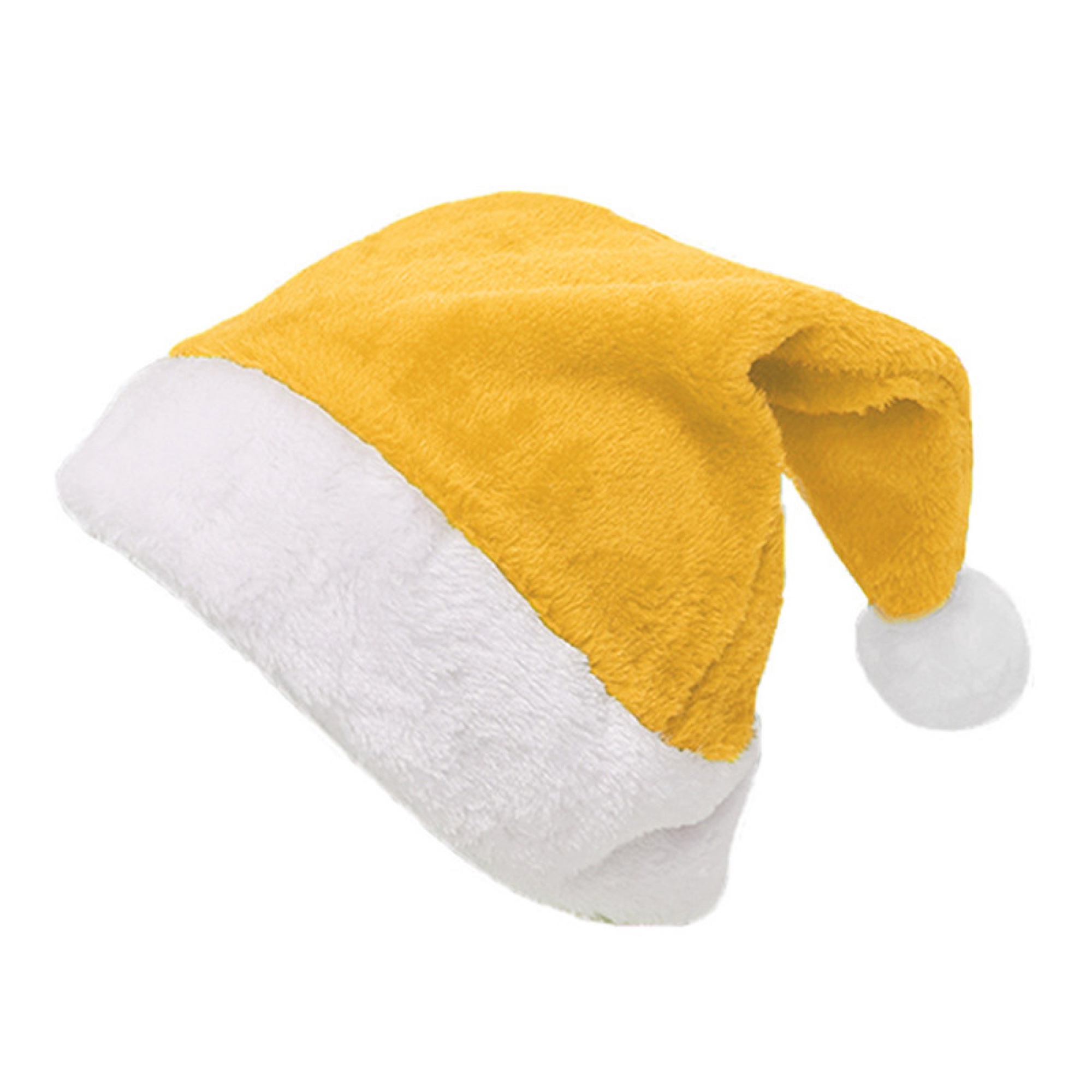 Custom Short Plush Christmas Santa Hat for Adults 7