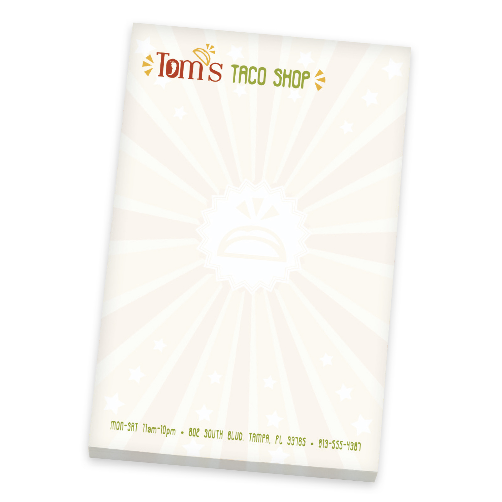 Souvenir 4" x 6" Scratch Pad, 50 Sheet