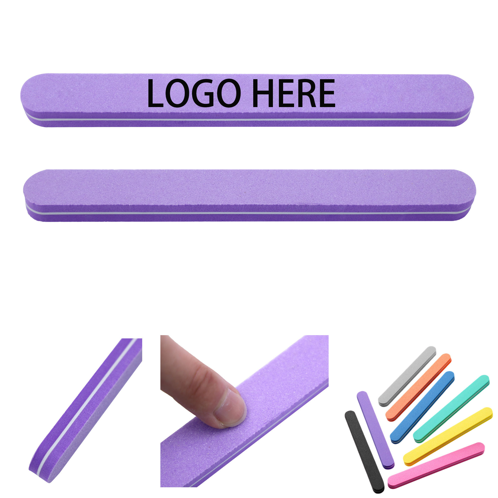 Double Sided 100/180 Grit Nail File 2