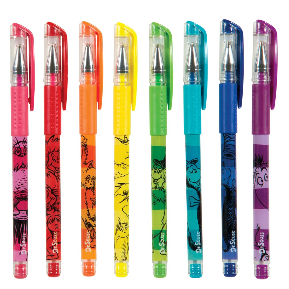 Dr. Seuss Gel Pens - Assorted Colors Comfort Grip 1
