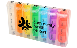 Rainbow Pop-Up Weekly Pill Box