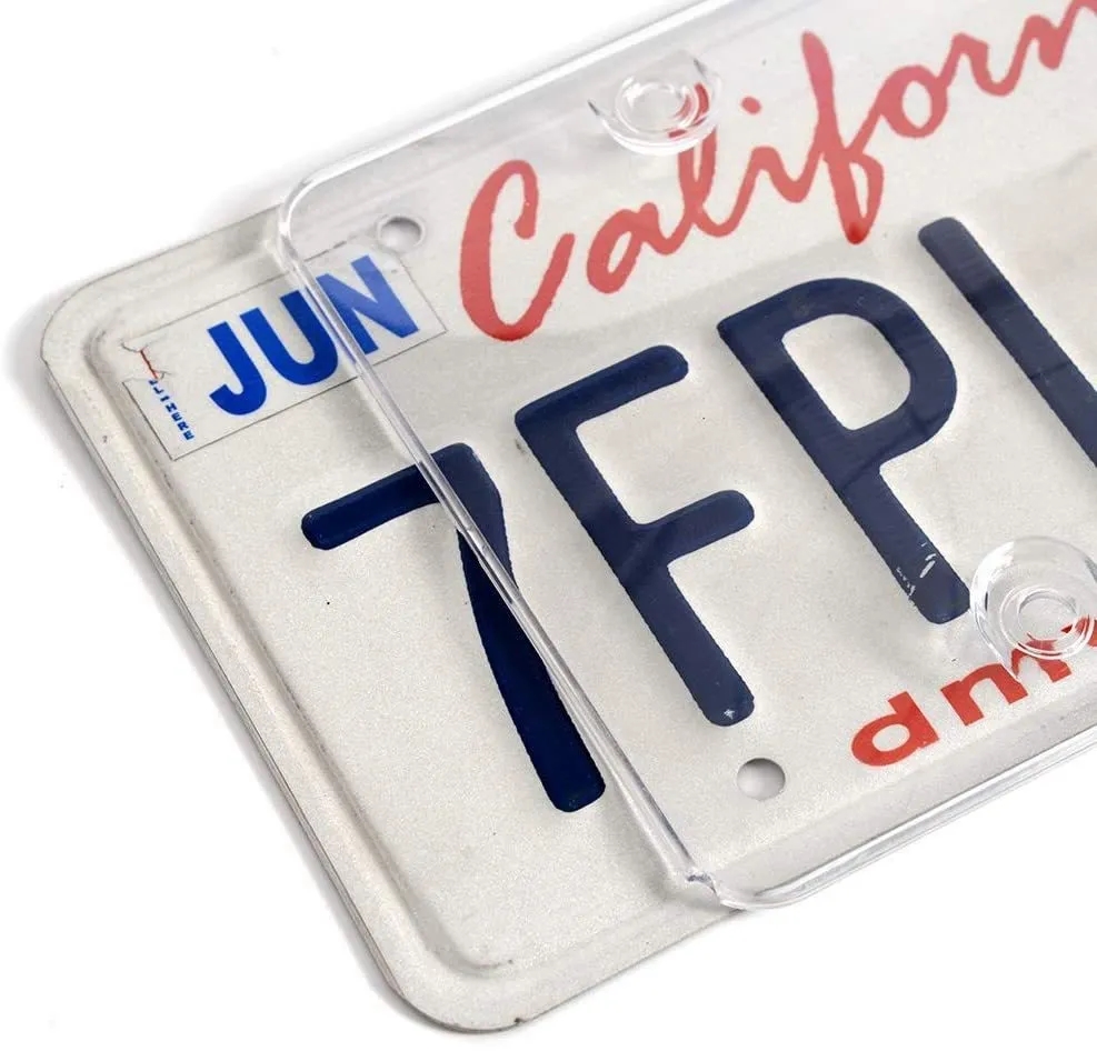 Clear License Plate Cover 7