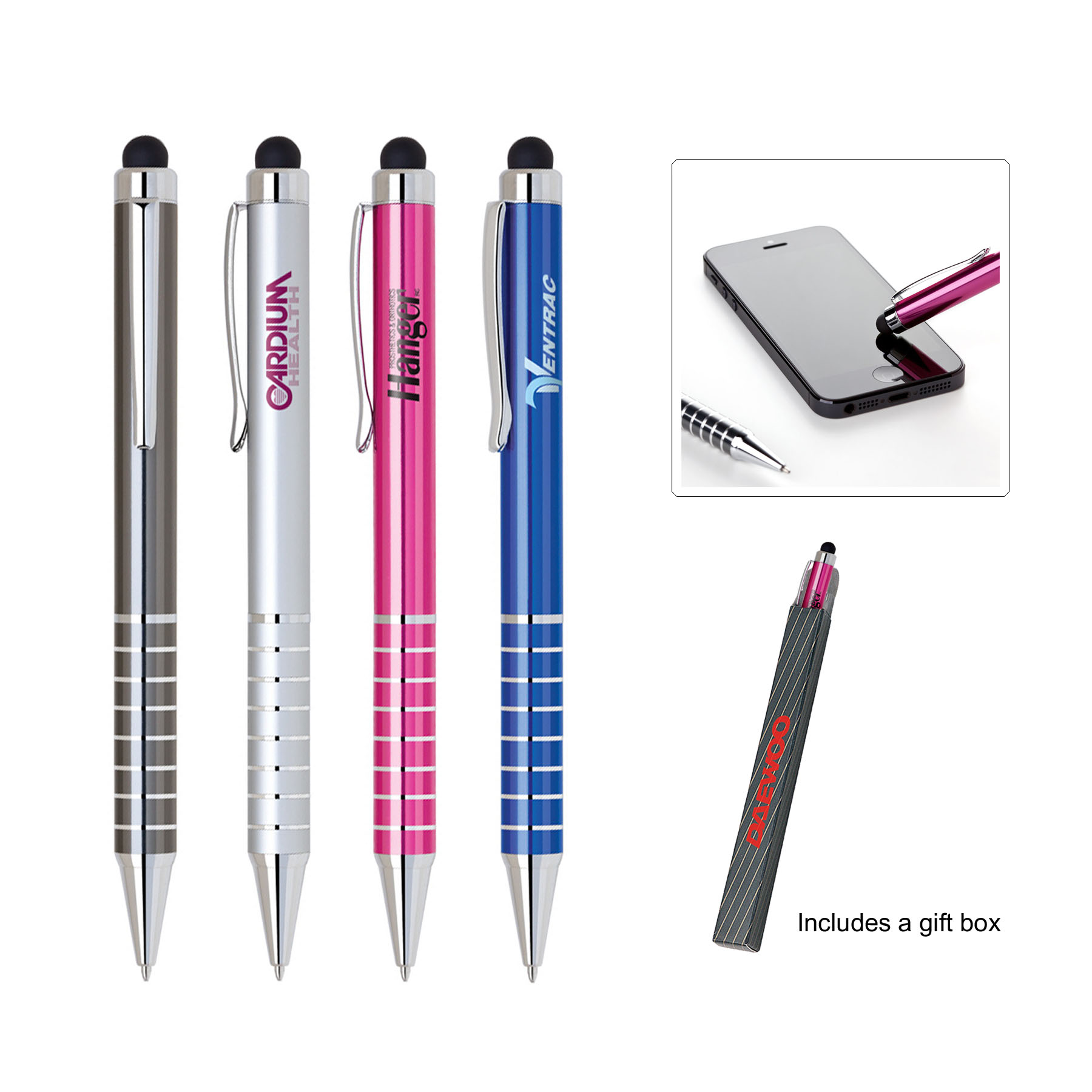 2 in 1 twist screen touch pen 25