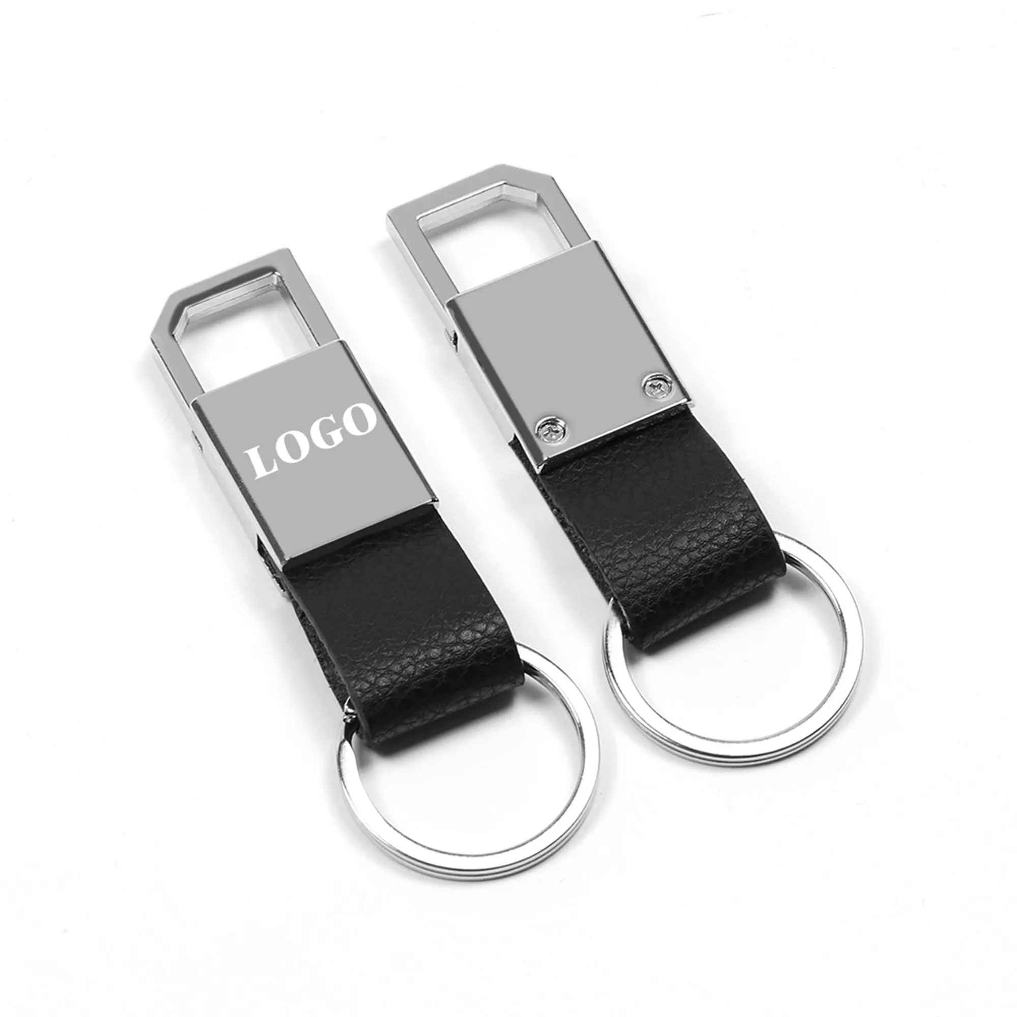 Leather Metal Waist Keychain MOQ 50PCS
