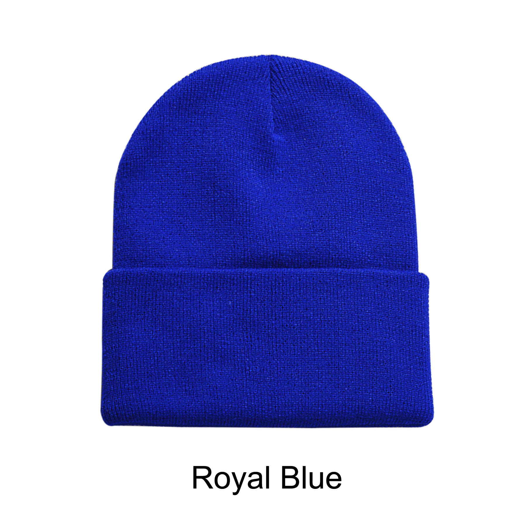 12" High Acrylic Beanie Knit Cap 28