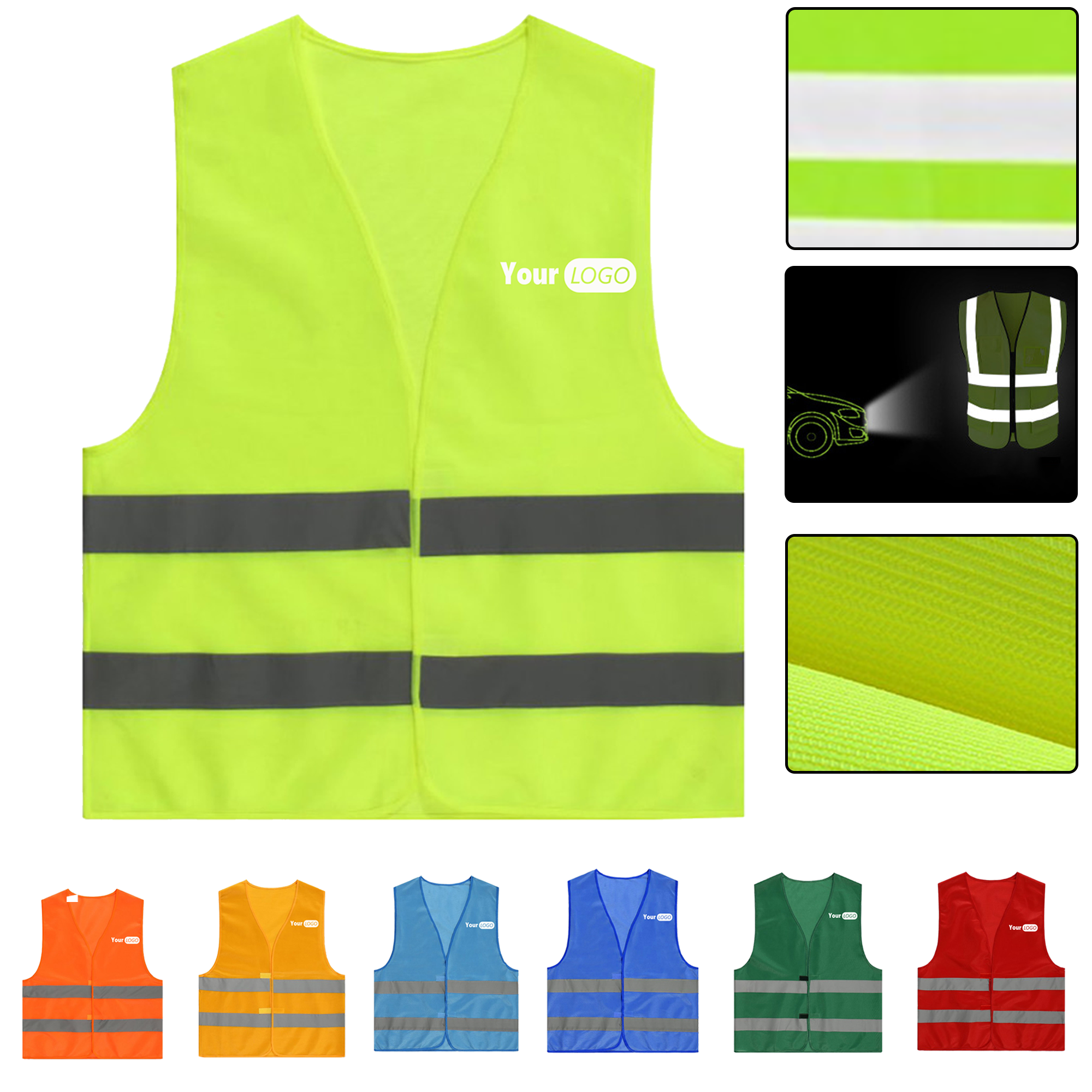 High Visibility work Safety Vest 16