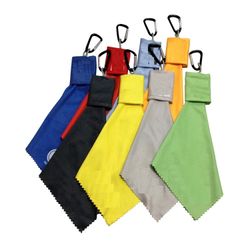 Keychain w/Micro Fiber Cleaning Cloth/Lens Cleaner & Carabin