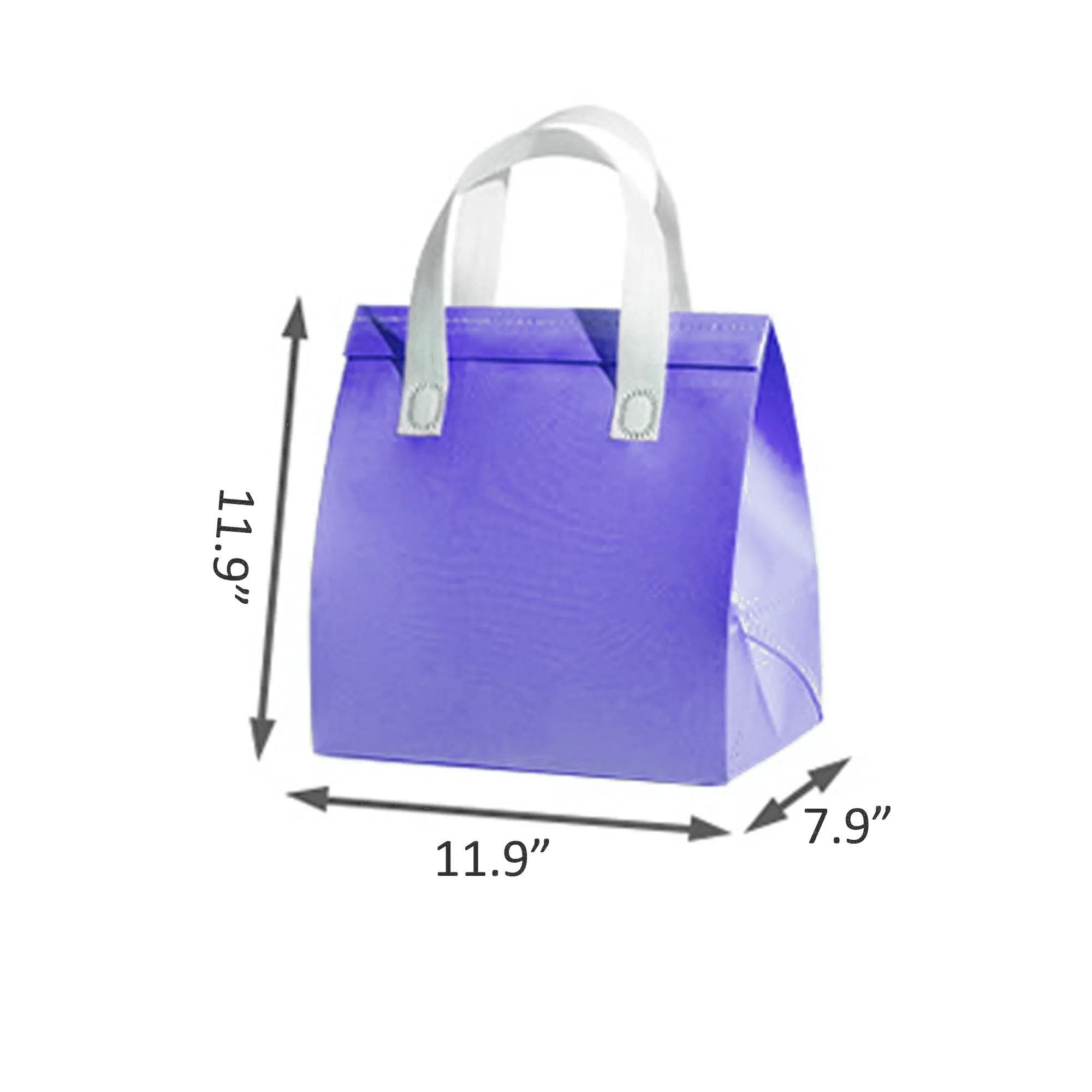 Custom Personal Logo Non-Woven Fabric Lunch Tote Bags 7