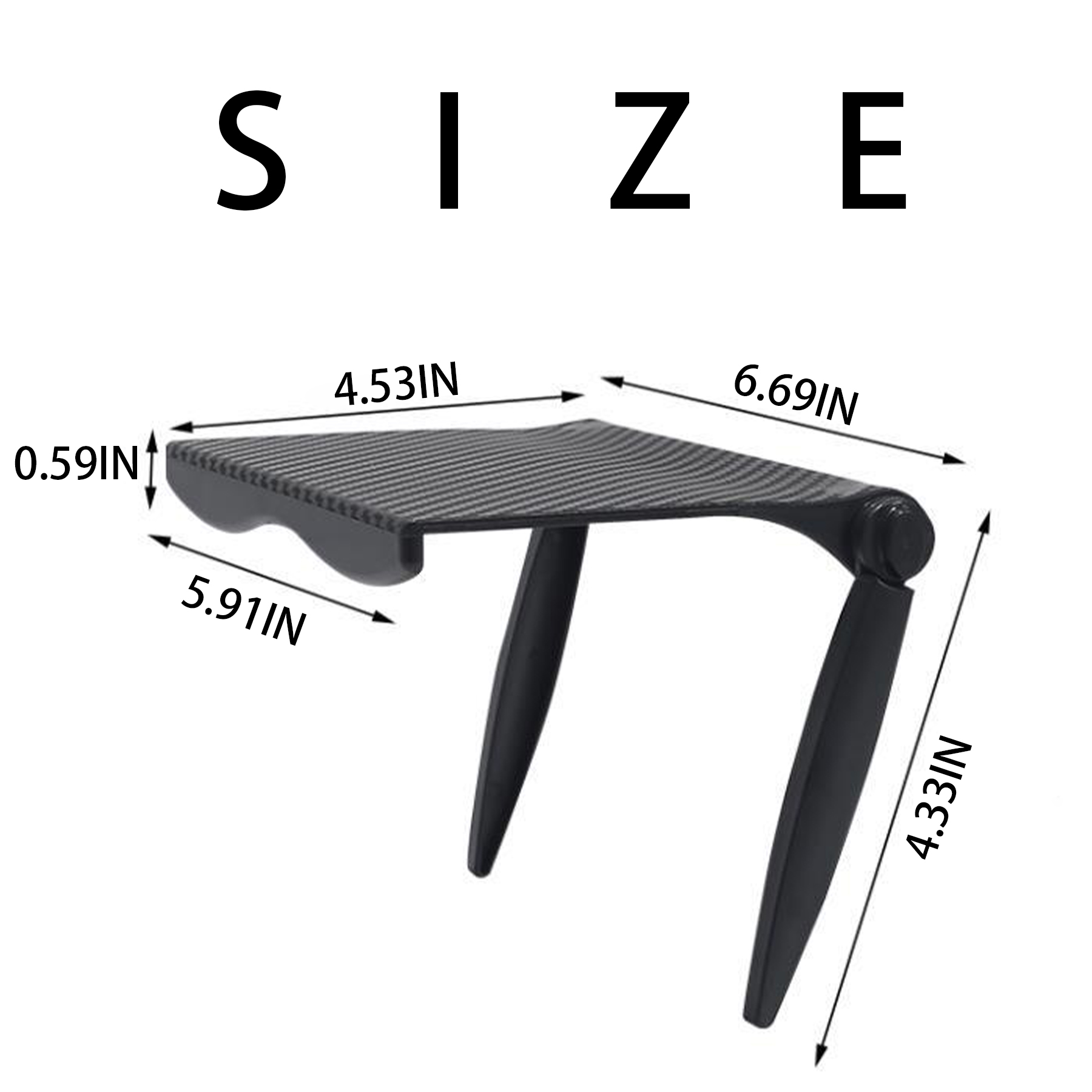 Plastic Punch-Free Monitor Shelves 8