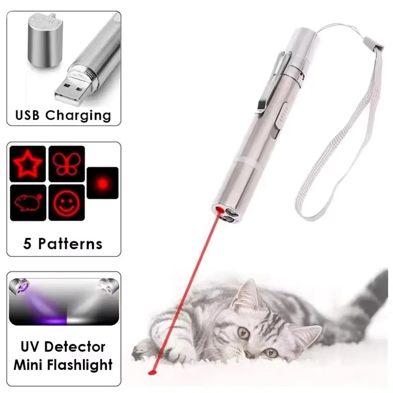 Rechargeable Cat Interactive Laser Toy 16