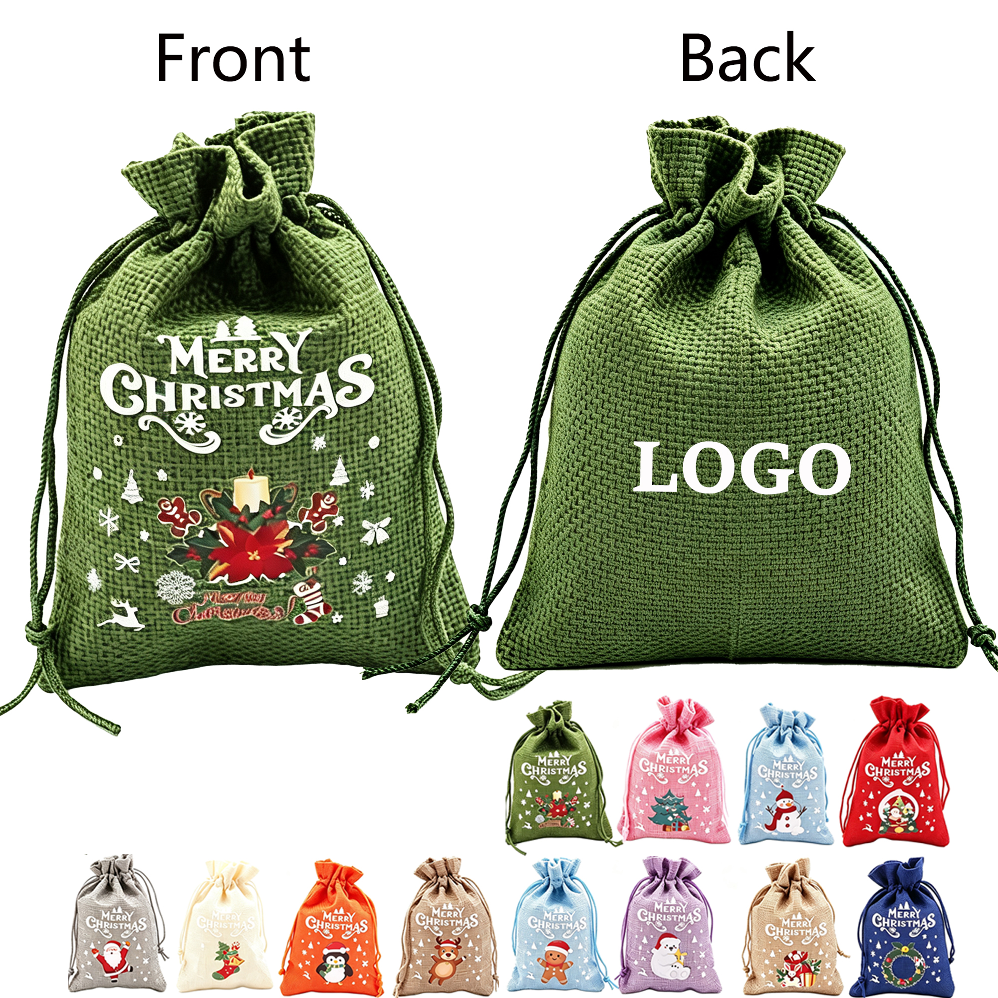 MOQ 20 Piece Christmas Candy Bag 2