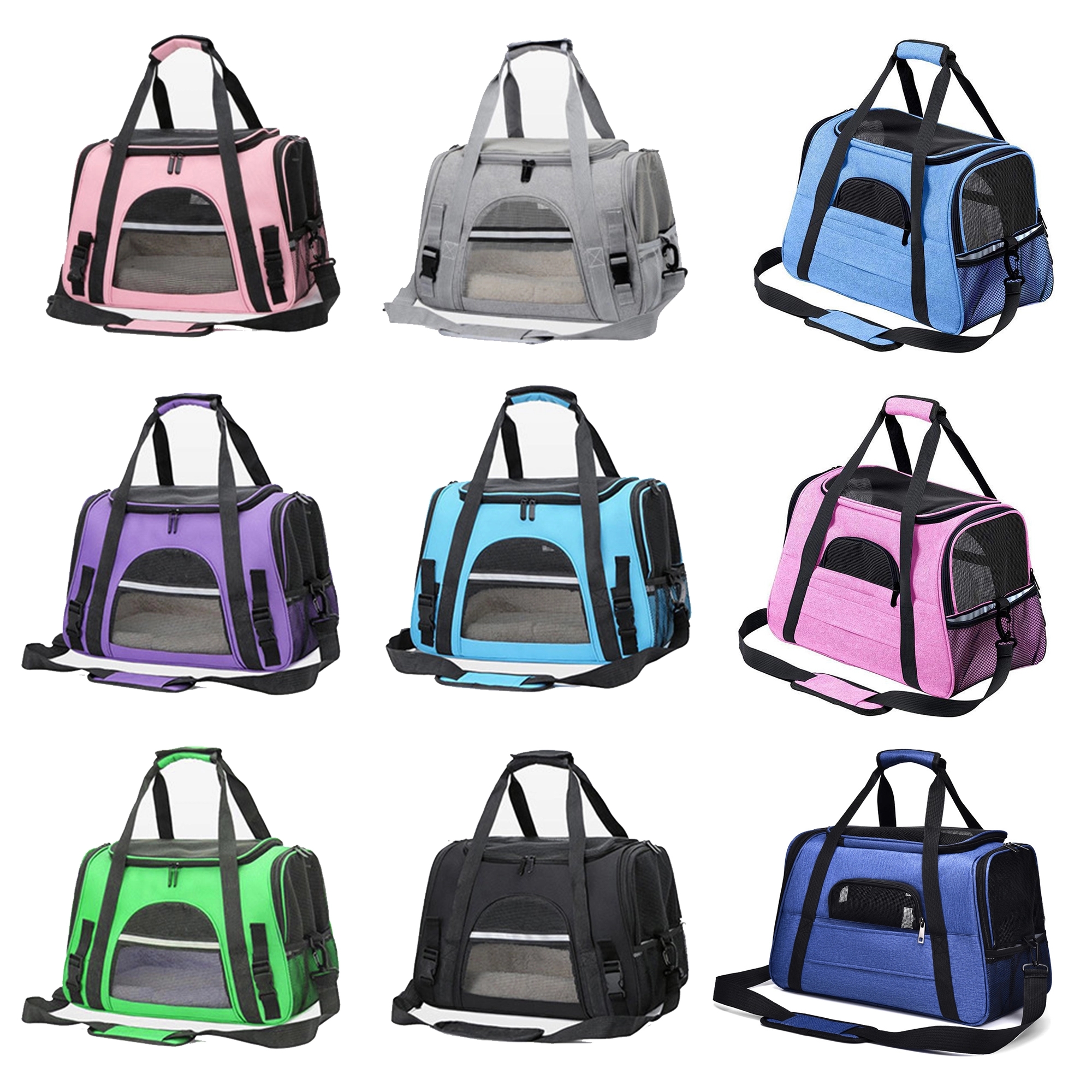 Pet Travel Carrier Bag With Plush Cushion 6