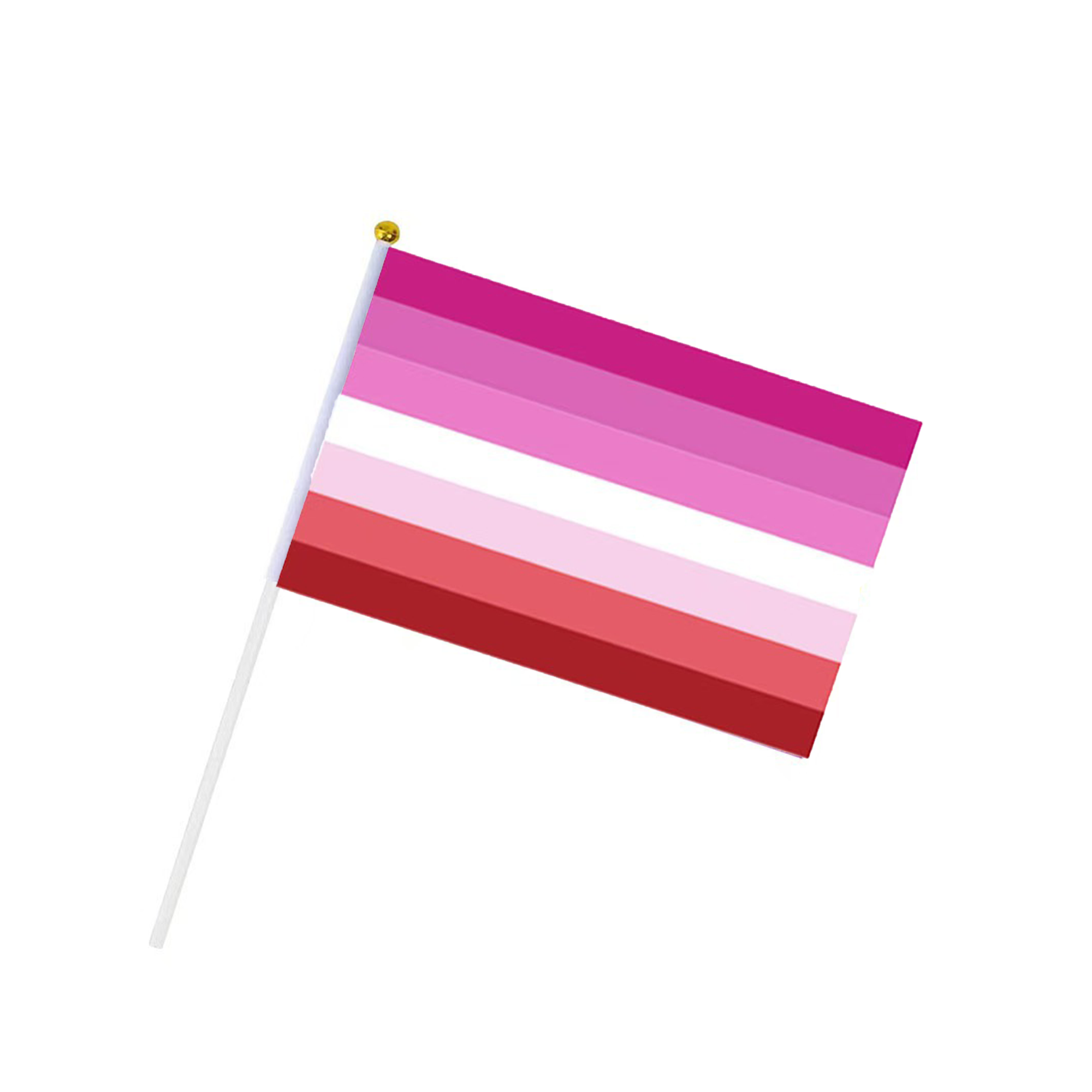 Polyester Hand-Waving Rainbow Flag 16