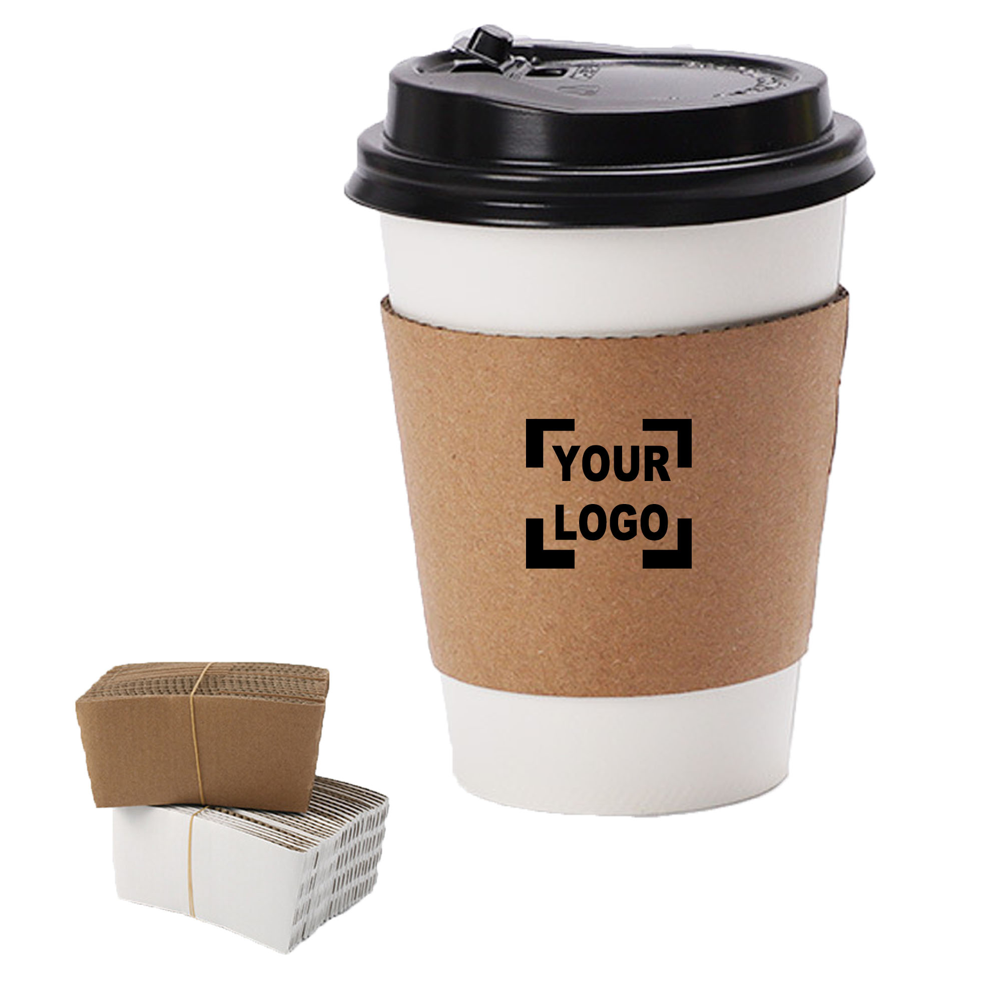 Disposable Coffee Cup Anti Scald Sleeve 2