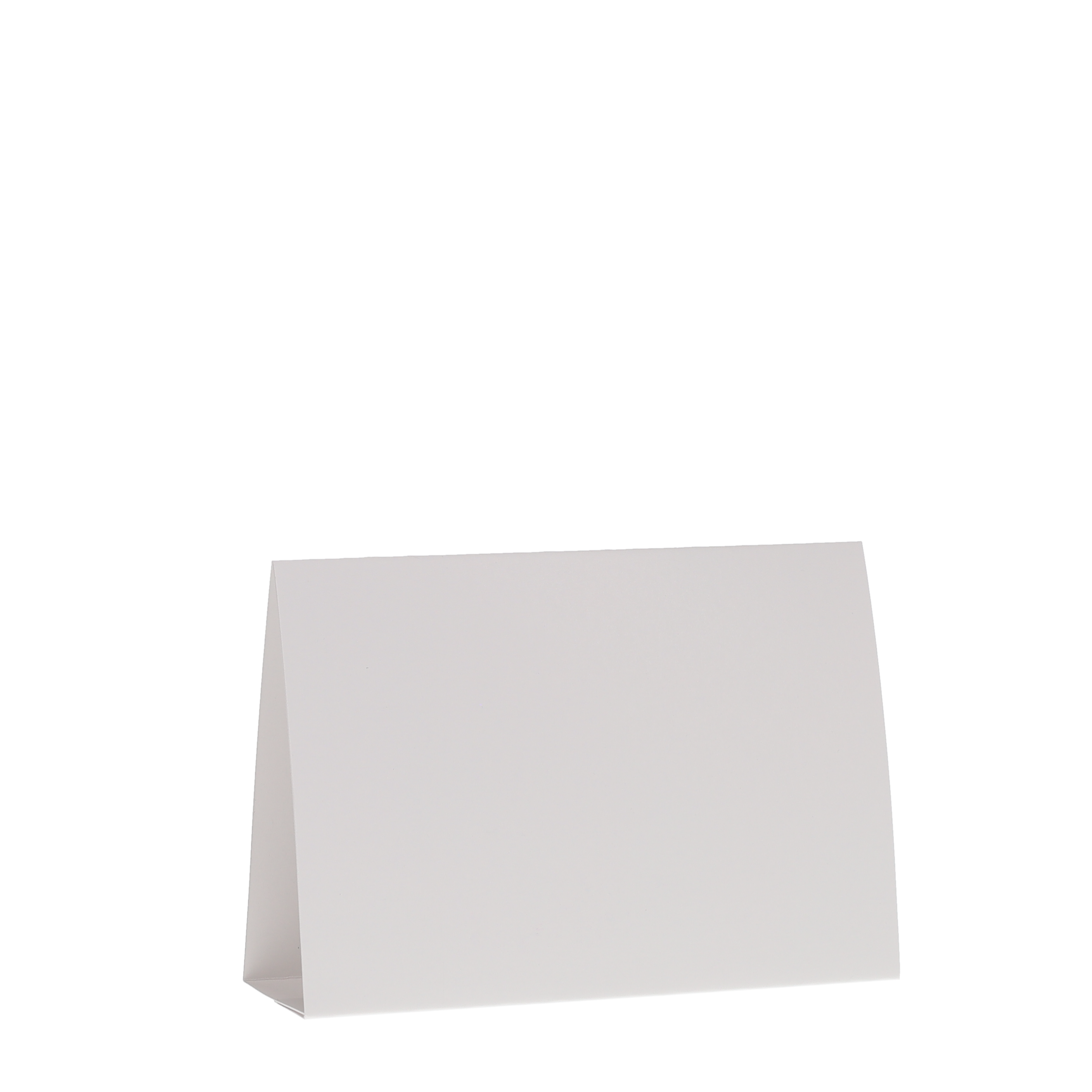 Table Tent Card Stock 12 pt 2 Sided 5.750" x 4.000" x 2.000" White Digital Print 7