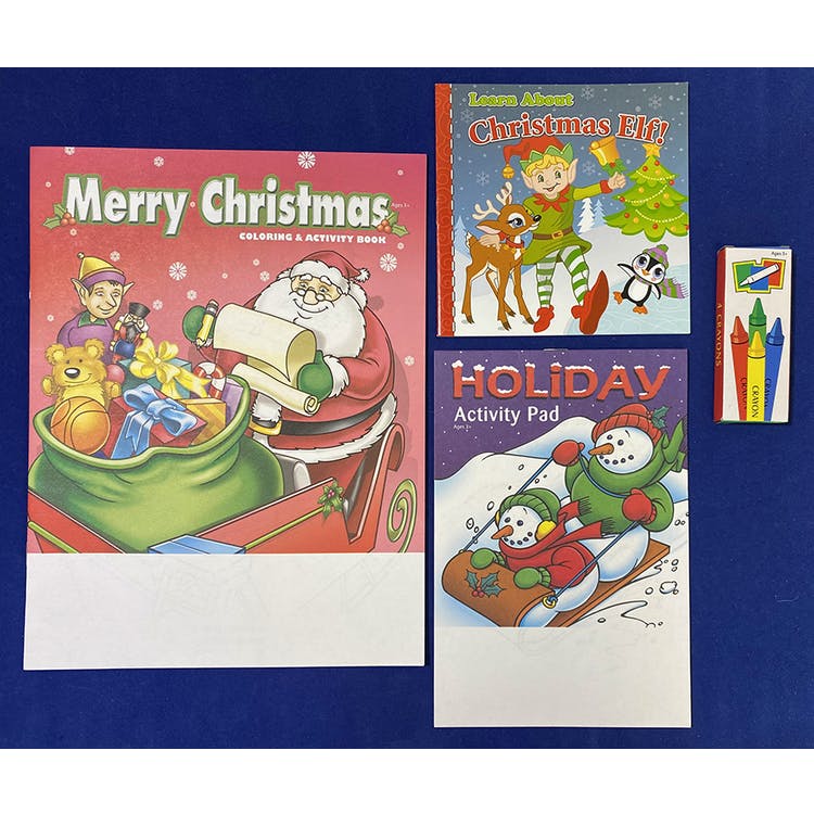 Christmas Activity & Coloring Book Sets - 4 Pieces Vol. 2 3