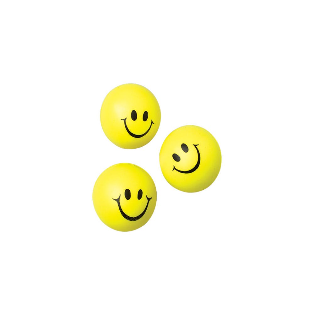 Smiley Face Stress Balls - 2" 3