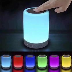 Bluetooth Speaker with LED Lamp