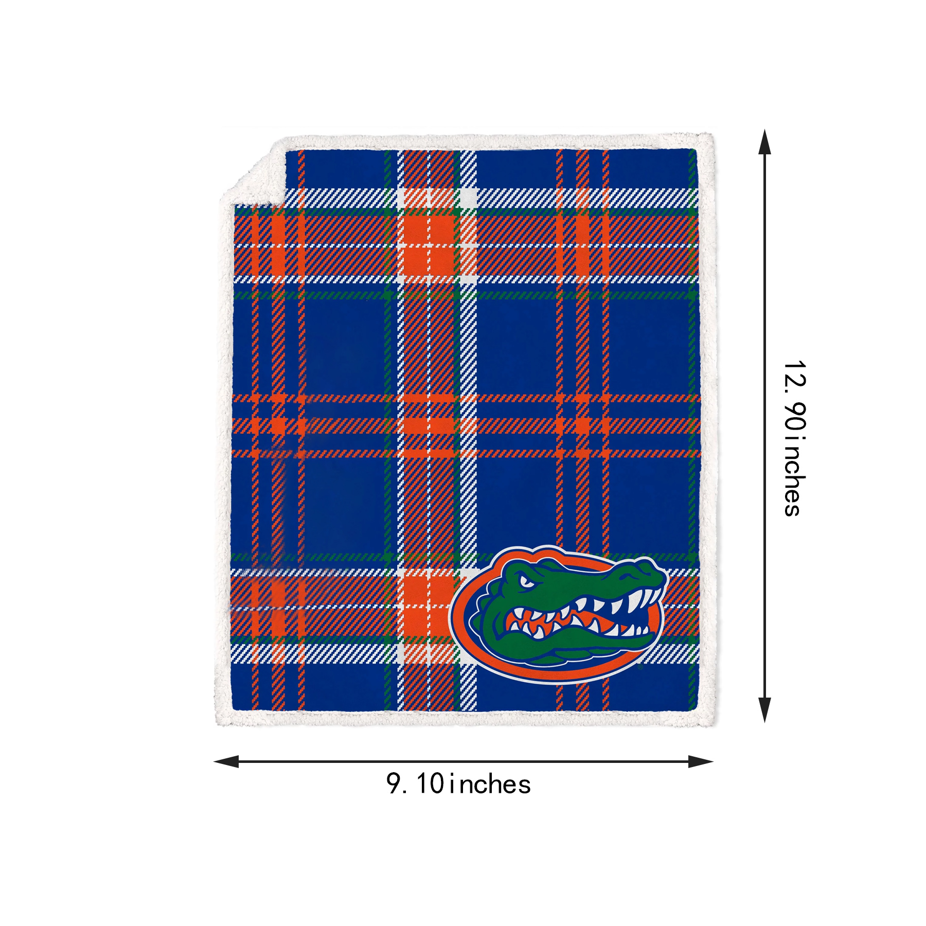 Custom 50'' x 60'' Checkered Flannel Blanket 6