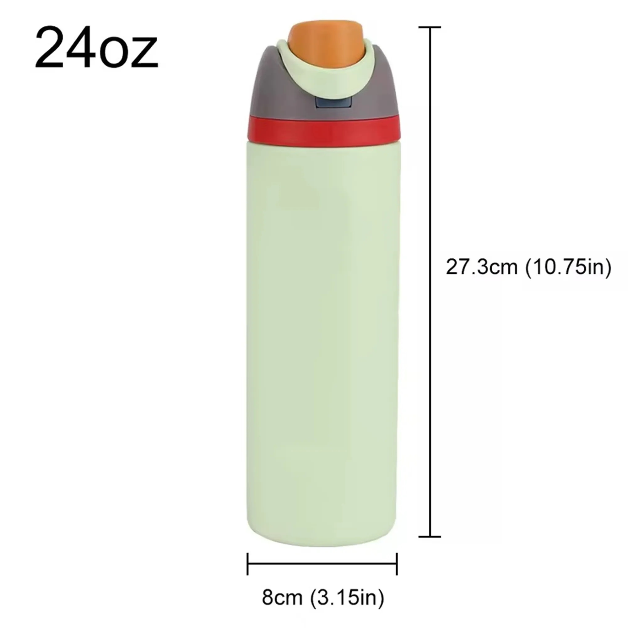 Full Color 16/19/24/32OZ Insulated Sports Water Bottle 20