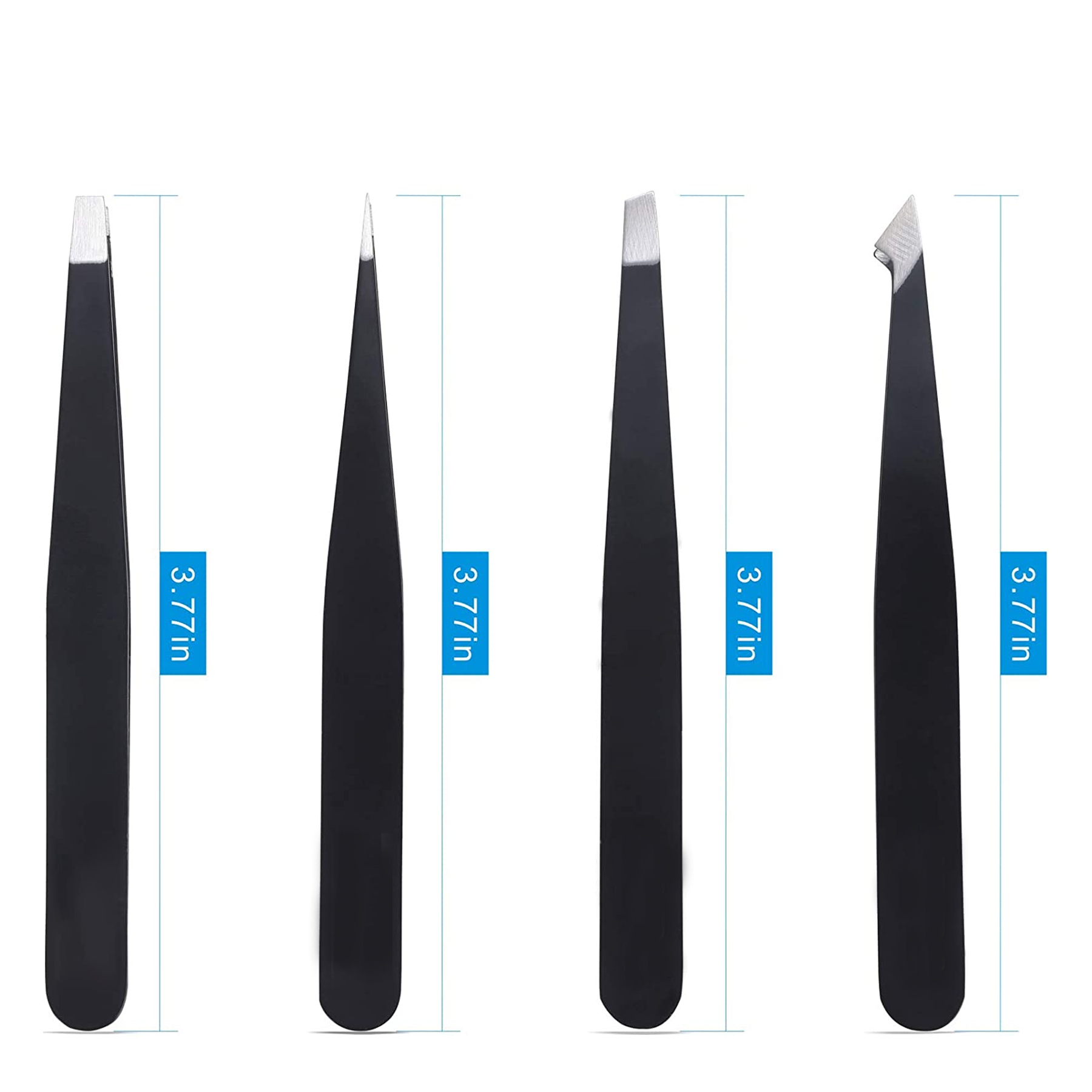 Professional Stainless Steel Tweezers Set 6
