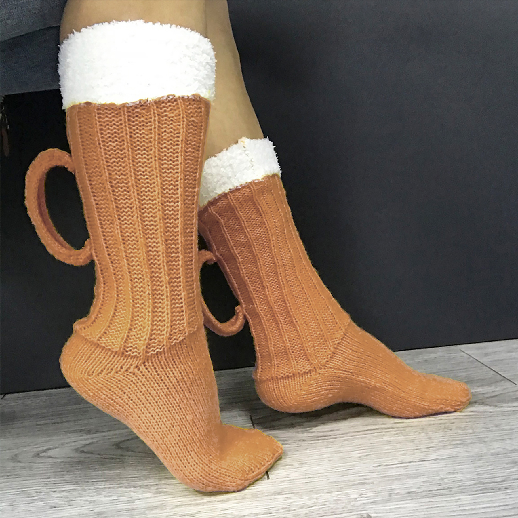Men's And Women's Fun Beer Socks 10
